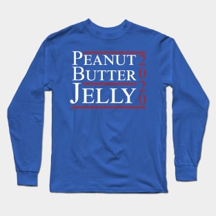 Peanut Butter and Jelly 2020 Funny Political Campaign Shirt Long Sleeve T-Shirt